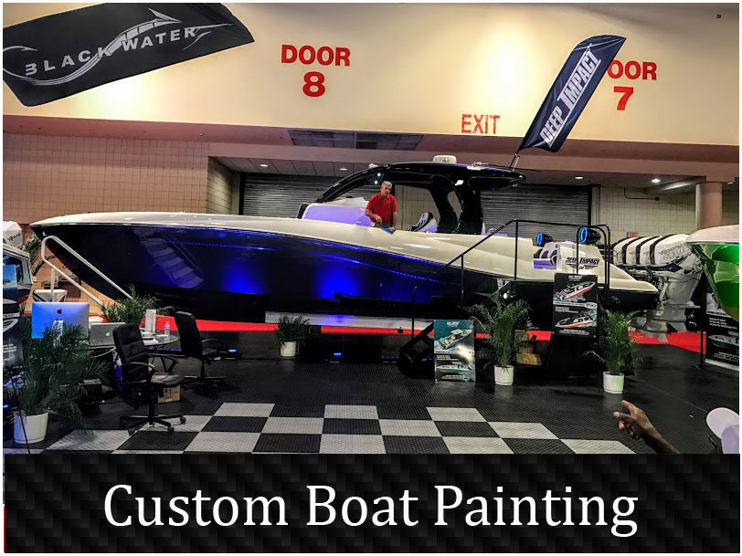 Custom boat painting